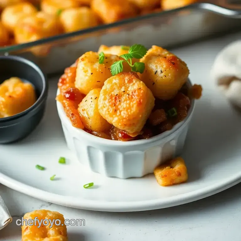 The Ultimate Cozy Tater Tot Hotdish presentation