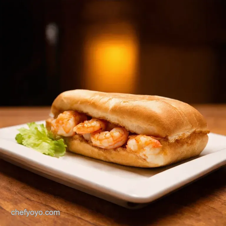 The Ultimate Fried Shrimp Poboy A Taste of New Orleans presentation