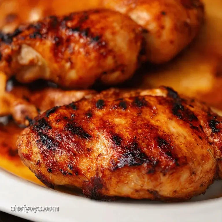 The Ultimate Grilled Bbq Chicken Sticky Smoky presentation