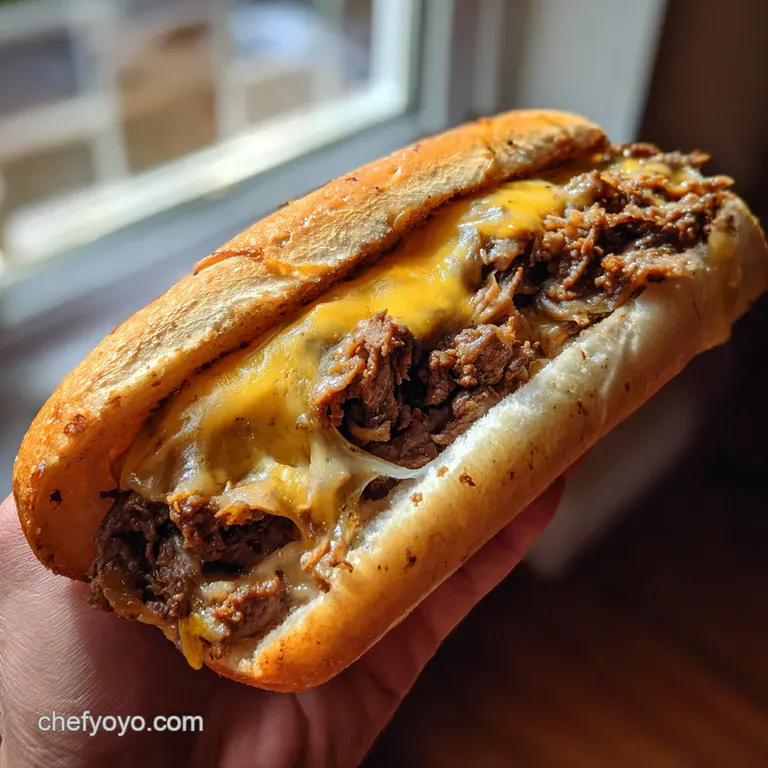 The Ultimate Philly Cheesesteak Steak Cheese and Pure Bliss presentation