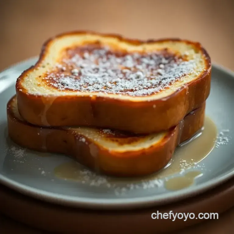 The Ultimate Sunday Morning French Toast presentation