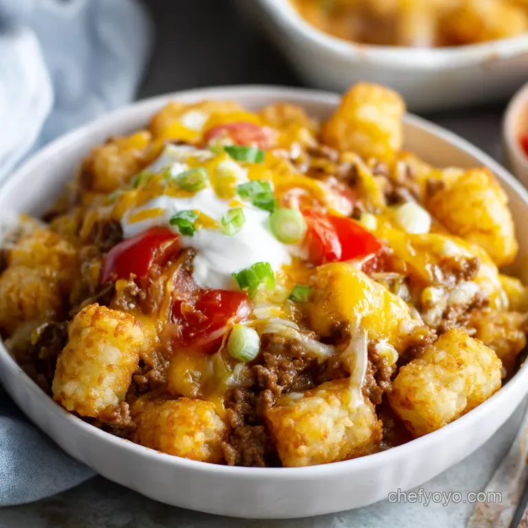 The Ultimate Tater Tot Casserole with Beef