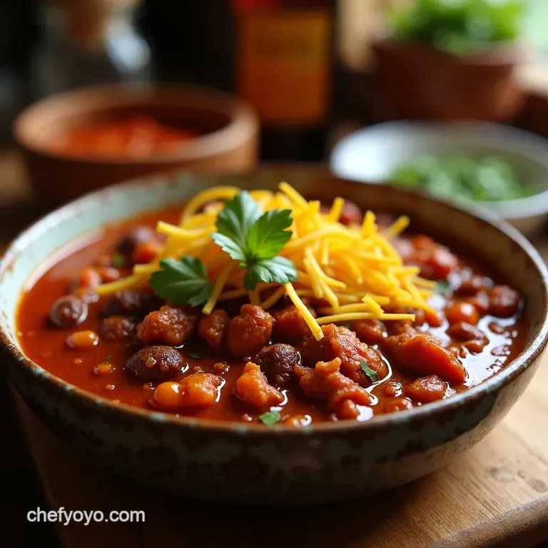 The Ultimate Vegan Chili Hearty Flavorpacked presentation
