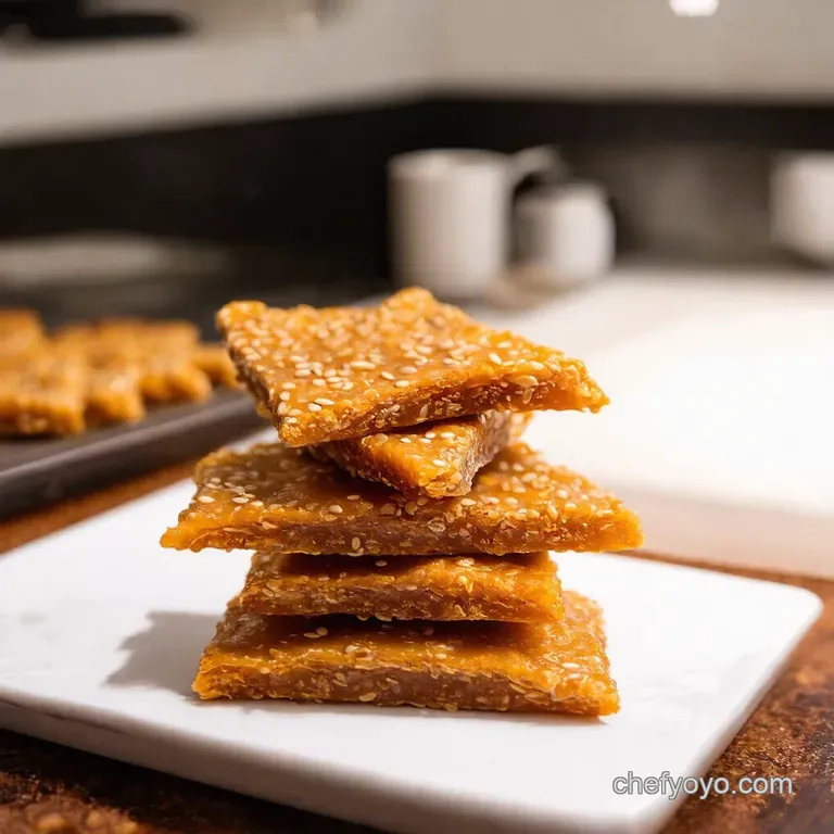 This Easy Sesame Brittle Proves Making Candy is a Piece of Cake Almost presentation