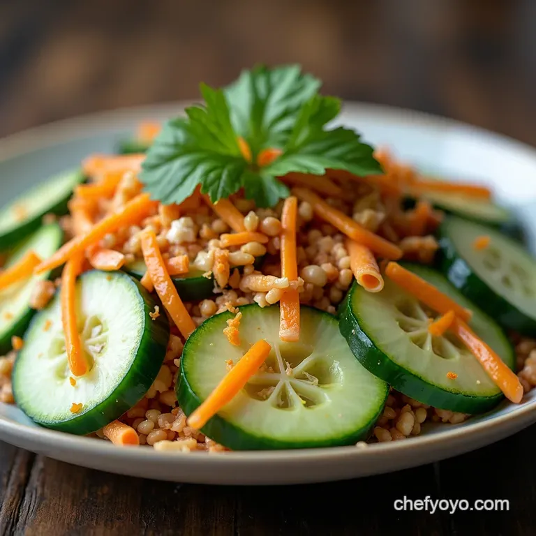 TikTok Smashed Asian Cucumber Salad Zesty Crunchy