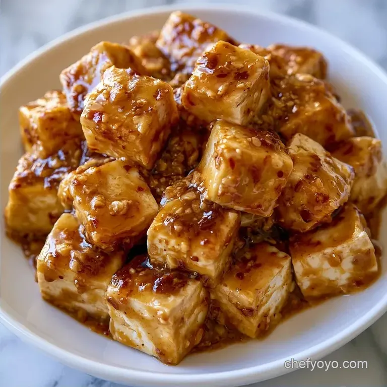 Tofu Peanut Sauce in 15 Minutes