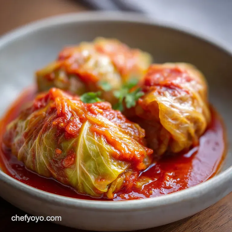 Golumpki: Traditional Polish Cabbage Rolls