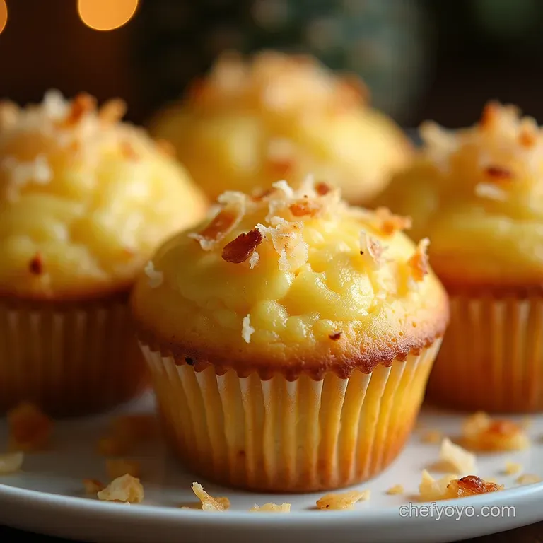 Cloudnine Coconut Pineapple Cottage Cheese Muffins Moist Zesty Tropical Breakfast Bites presentation