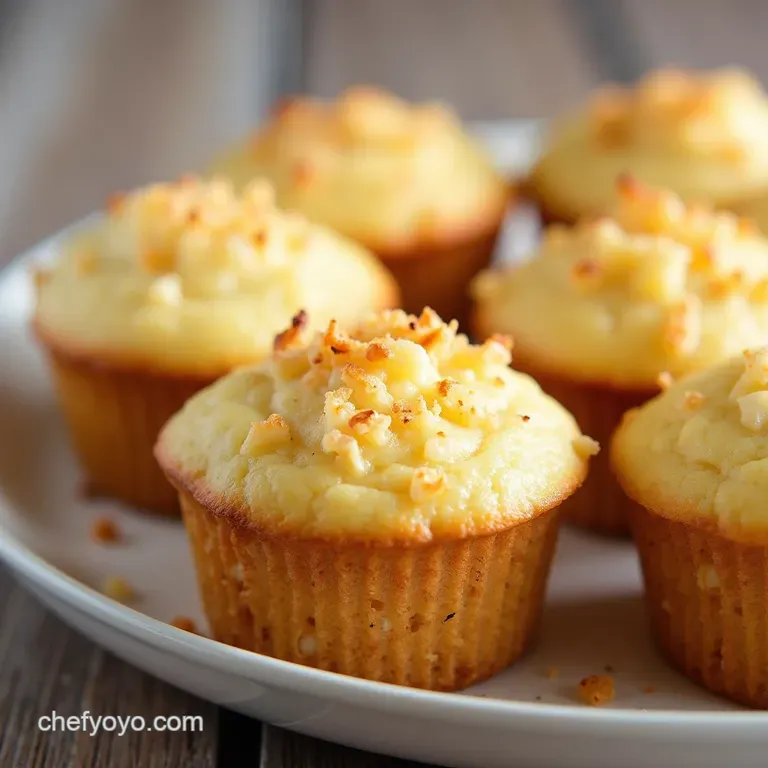 CloudNine Coconut Pineapple Cottage Cheese Muffins Moist Zesty Tropical Breakfast Bites