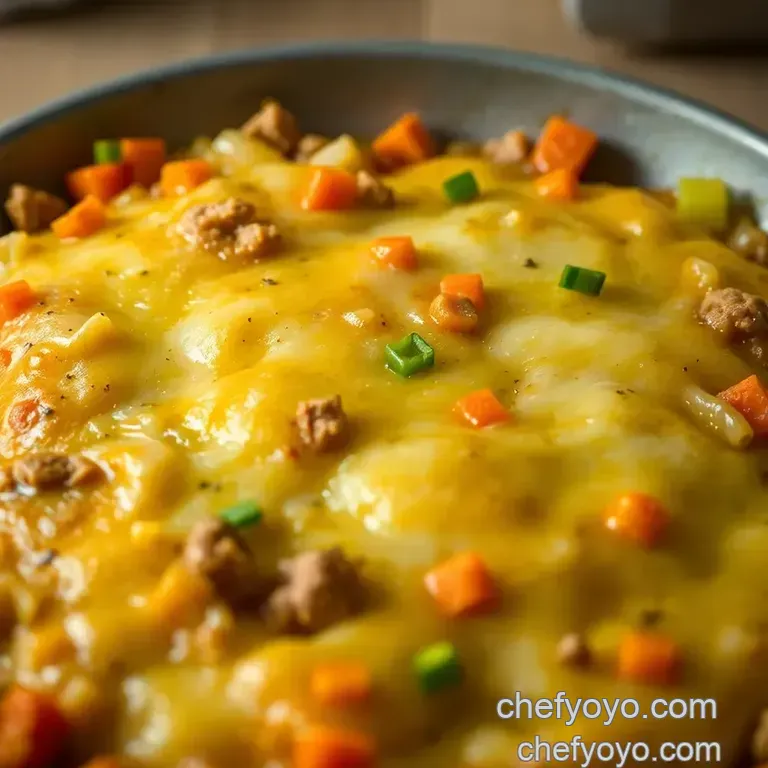 Turkey Shepherd s Pie with Sweet Potato Topping presentation