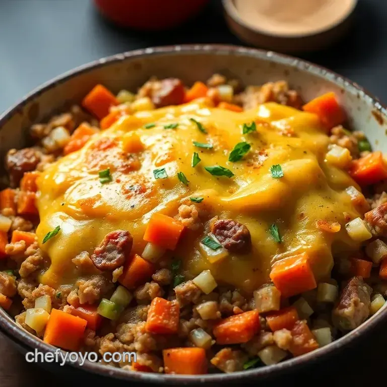 Turkey Shepherd s Pie with Sweet Potato Topping