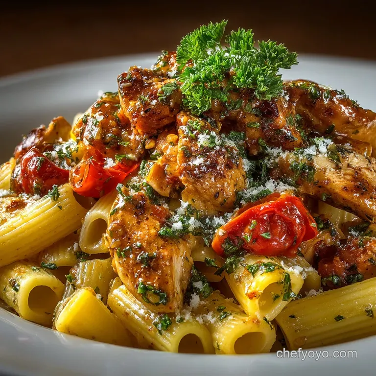The Creamy Confession TuscanStyle Marry Me Chicken Pasta and Rigatoni
