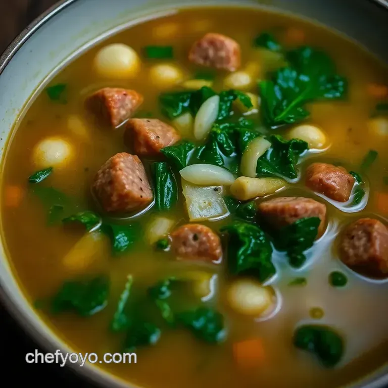 Tuscan Sausage & Kale Soup: Zuppa Toscana Reimagined presentation