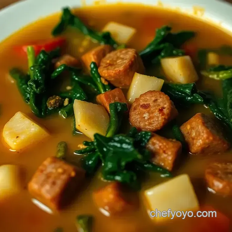 Tuscan Sausage & Kale Soup: Zuppa Toscana Reimagined