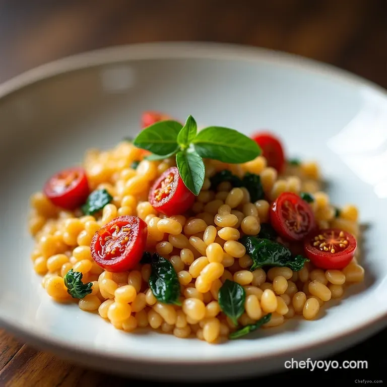 The Ultimate Tuscan Sunset SunDried Tomato and Spinach Risotto