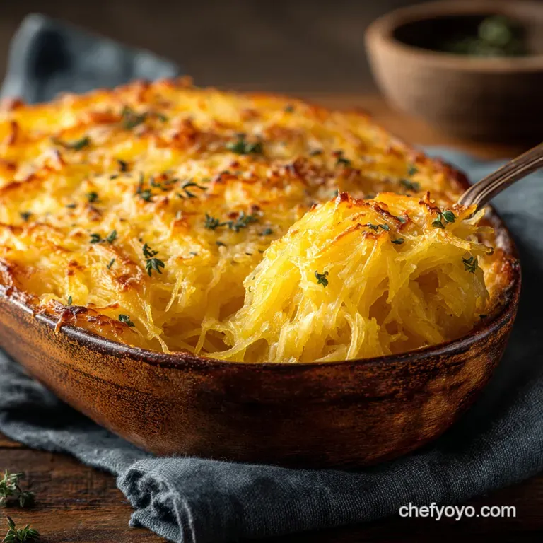 Baked Spaghetti Squash and Cheese Gratin: The Ultimate Cheesy Comfort Quench