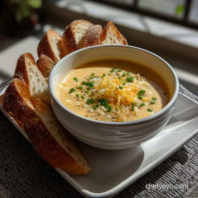 The Ultimate Beer Cheese Soup: Velvety Perfection presentation