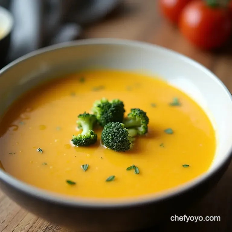 The Gold Standard Decadent Yet Light Broccoli Cheddar Soup