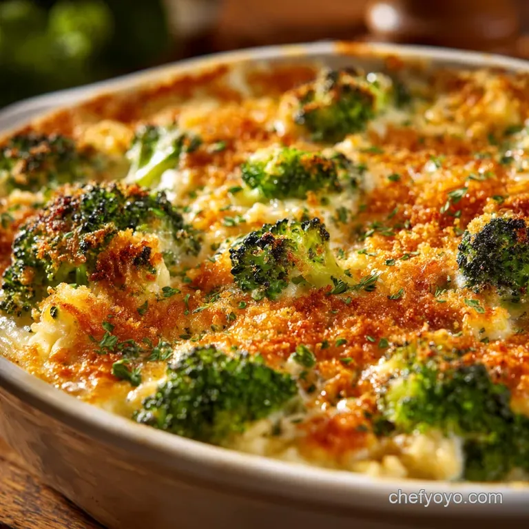 Broccoli Rice Casserole: the Ultimate Comfort Bake presentation
