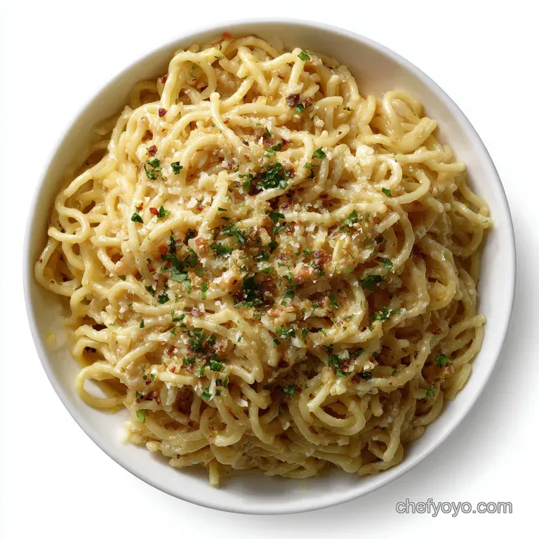 Creamy Garlic Parmesan Pasta: Ultimate Comfort Dish presentation
