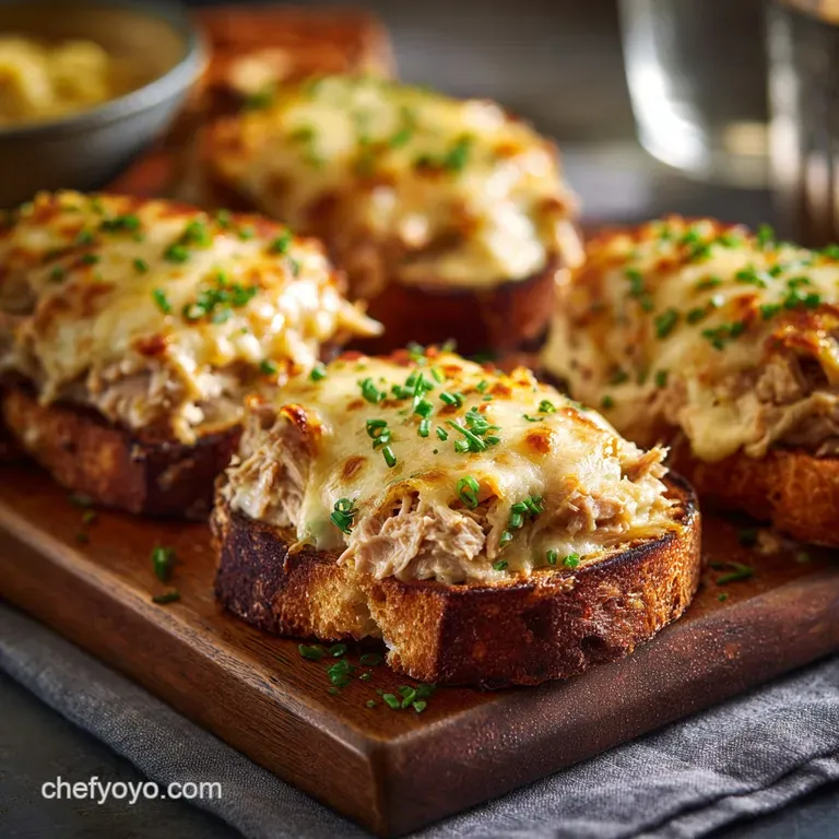 Tuna Melts: Proper Job British Comfort Food presentation