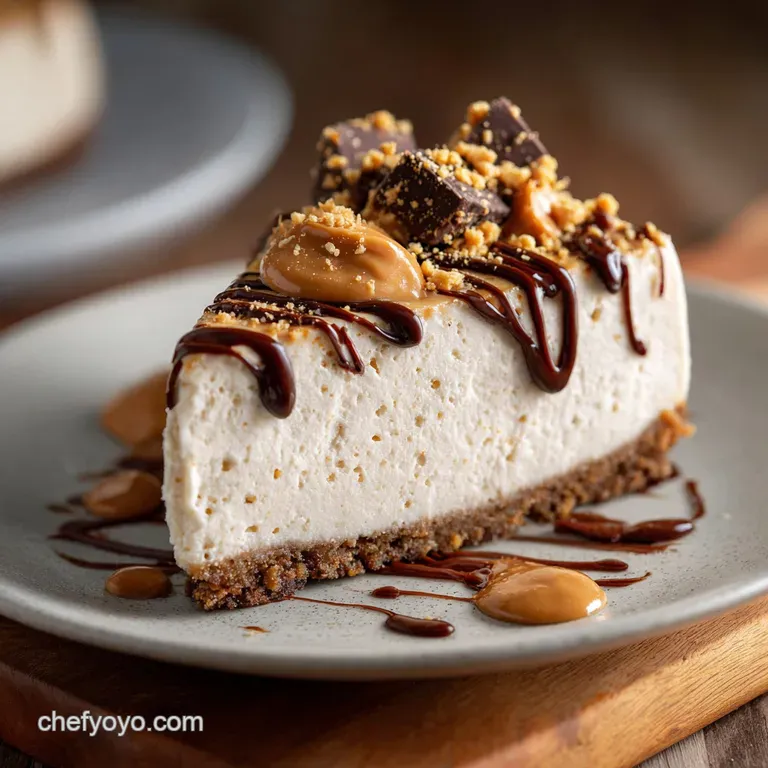 Peanut Butter Dip: the Ultimate Fluffy No-Bake Cheesecake Dessert presentation