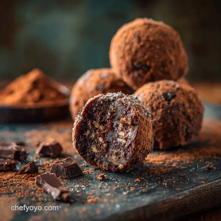 Brownie Truffles: the Ultimate Decadent and Fudgy Homemade Candies presentation