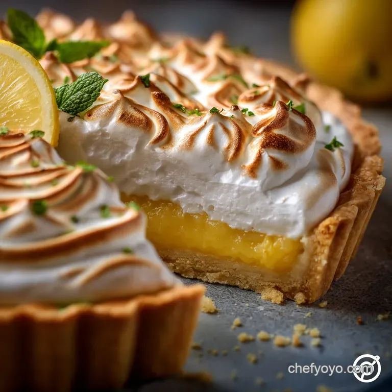 The Queen of Citrus Pies Ultimate Lemon Meringue presentation