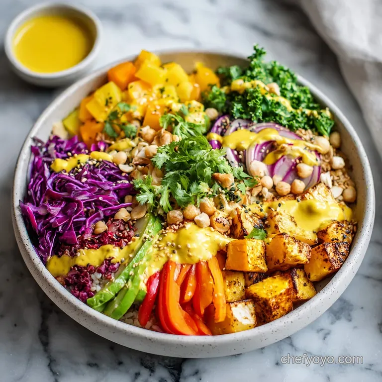 Vegan Buddha Bowl with Tahini Dressing