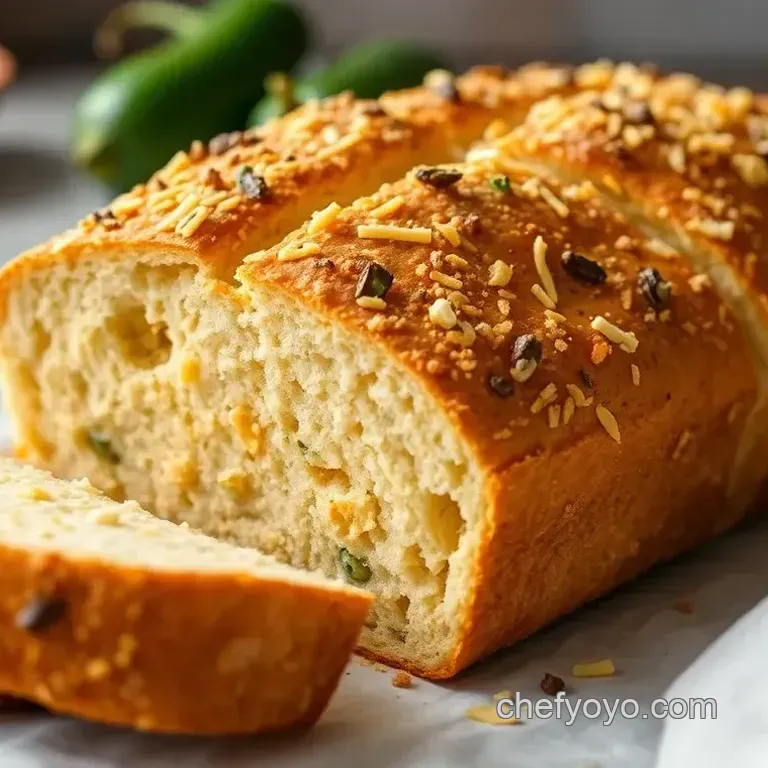 Vegan Jalapeno Cheddar Artisan Bread