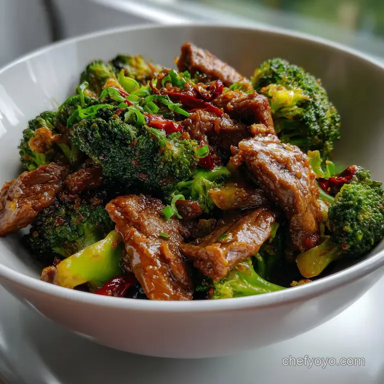 Beef Broccoli: Velvet-Tender Takeaway Favorite presentation