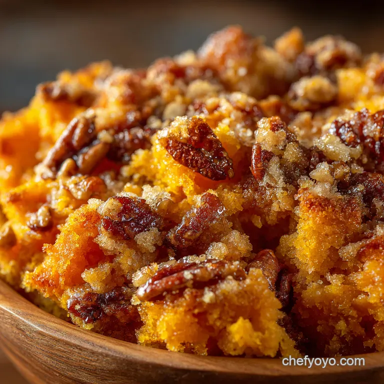 Velvety Southern Maplepecan Sweet Potato Casserole Recipe presentation