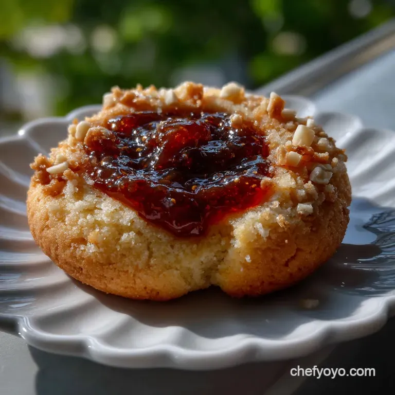 The Perfect Velvety Thumbprint Cookie Recipe presentation