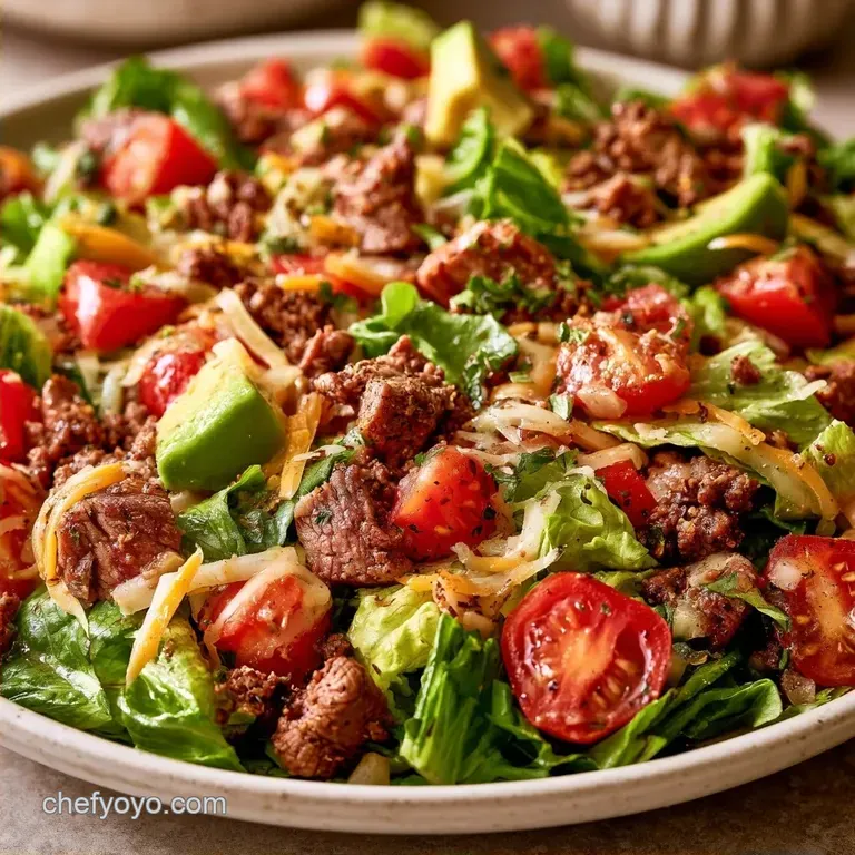 Ground Venison Taco Salad in 25 Minutes