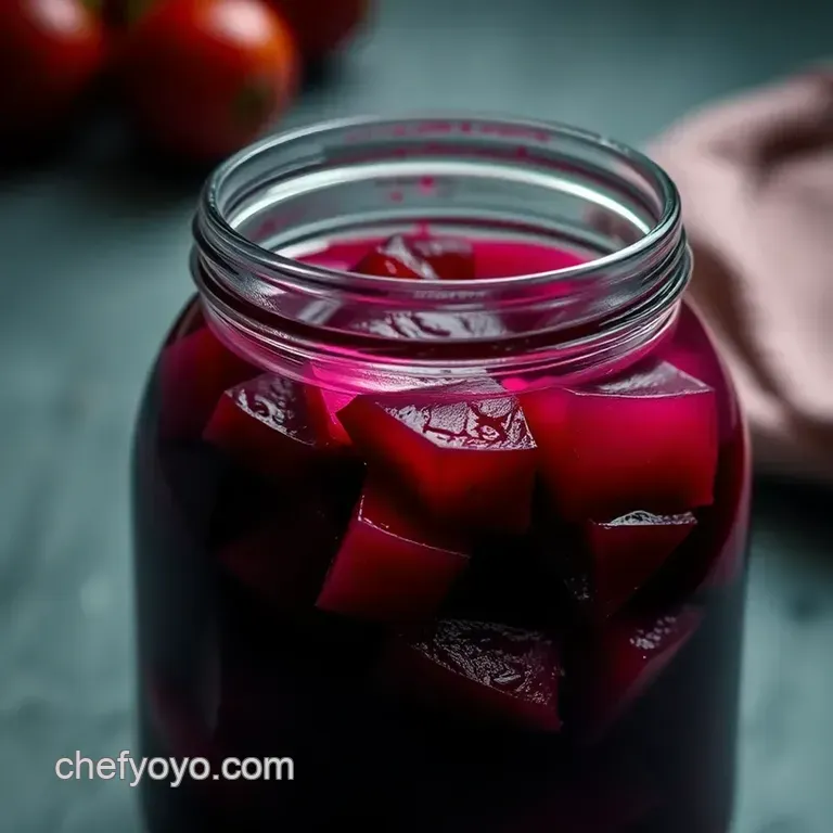 Vibrant Homemade Pickled Beetroot: a Taste of Tradition presentation