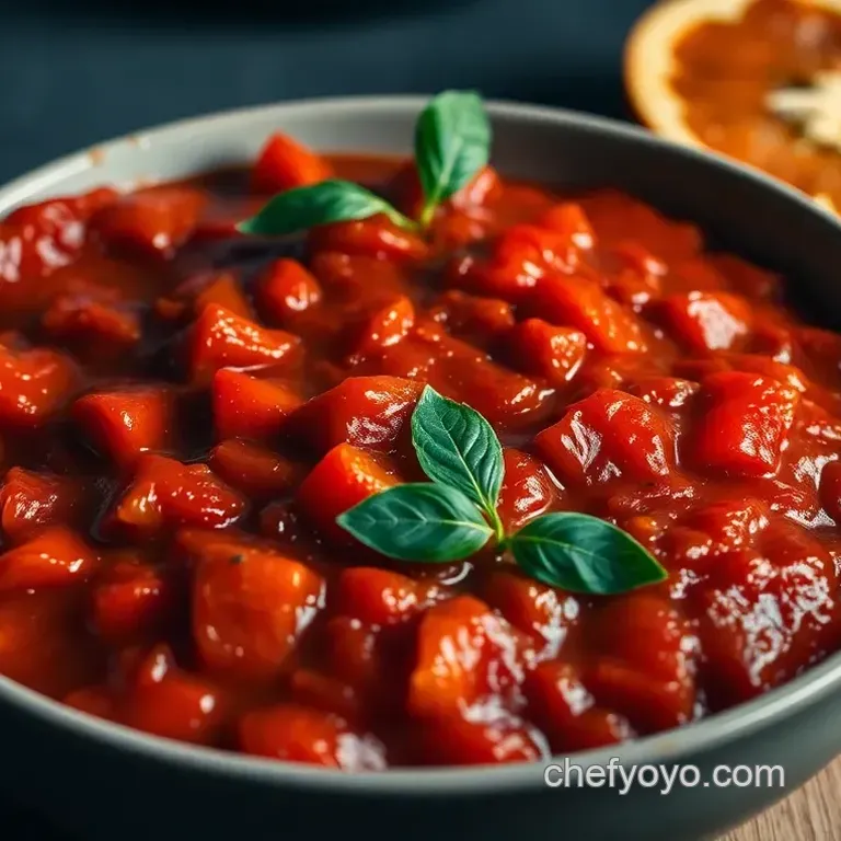 Vibrant Red Capsicum Coulis: A Flavorful Sauce for Every Dish