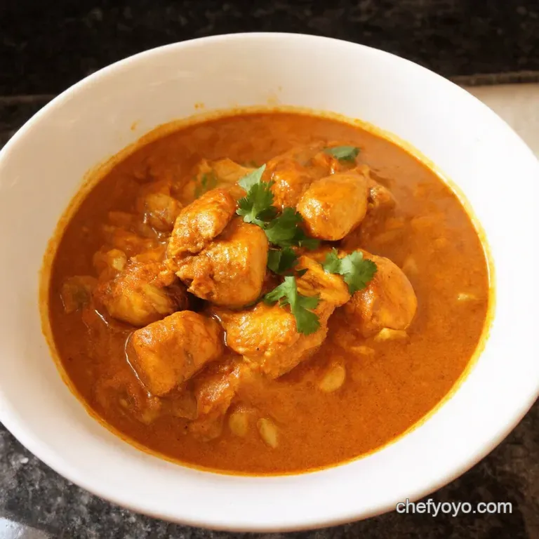 West African Chicken Peanut Stew presentation