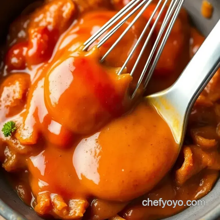 Whisk Quick House Sauce for Happy Meals presentation
