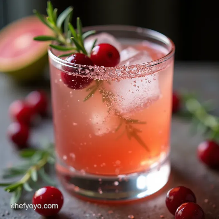 The Winter Solstice Gin Tonic Aromatic Cranberry Rosemary Elixir