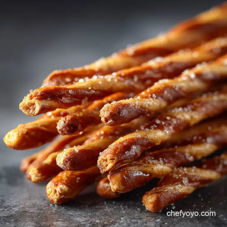 Witches Finger Pretzel Rods presentation