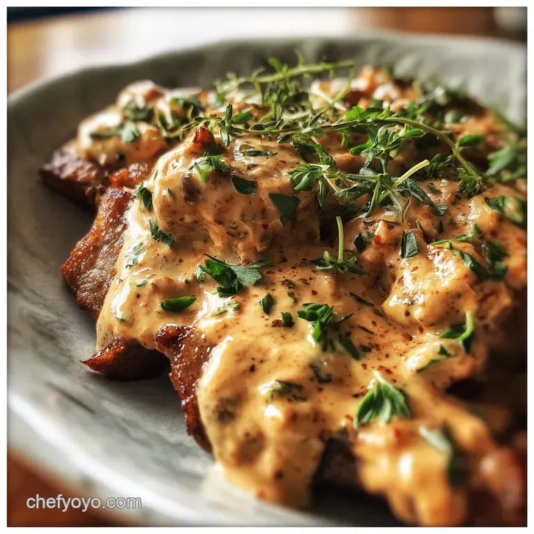 Delicate drizzle of ivory Yum Yum sauce artfully graces grilled shrimp. A visually harmonious presentation that's appetizing.