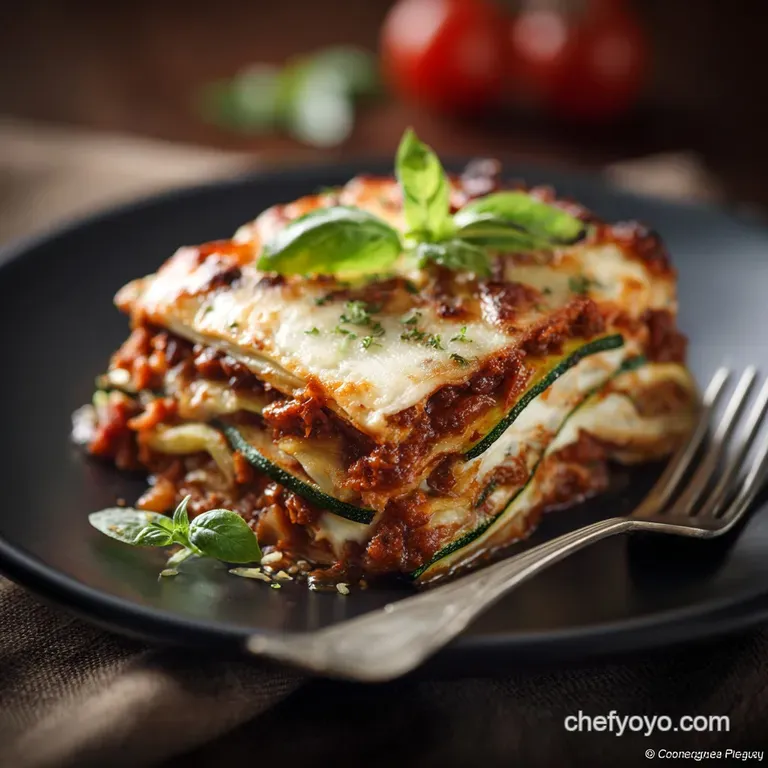 Zucchini Lasagna: The Mediterranean Rhapsody (Low-Carb Zero-Noodle)