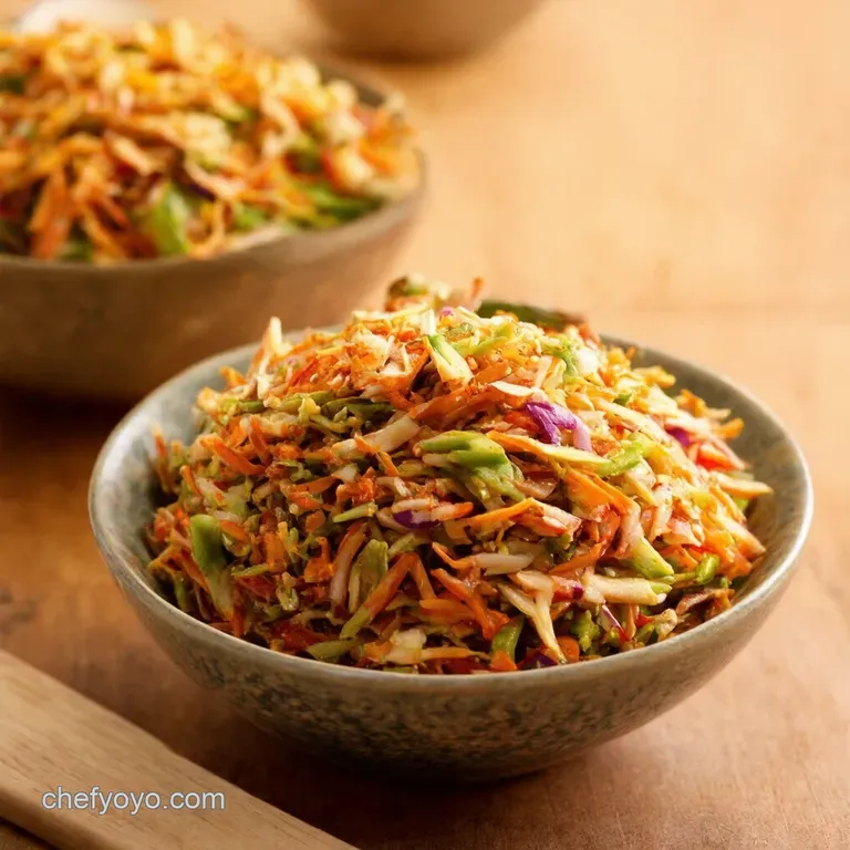 Zesty Asian Slaw A Crunchy FlavorPacked Delight presentation