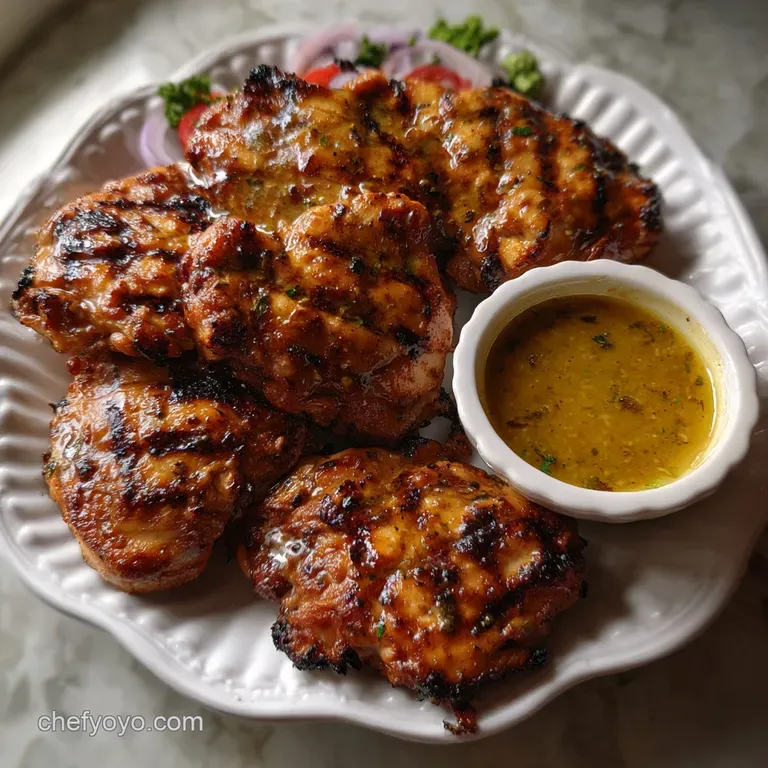 The Best Chicken Thigh Marinade: Zesty Glaze presentation