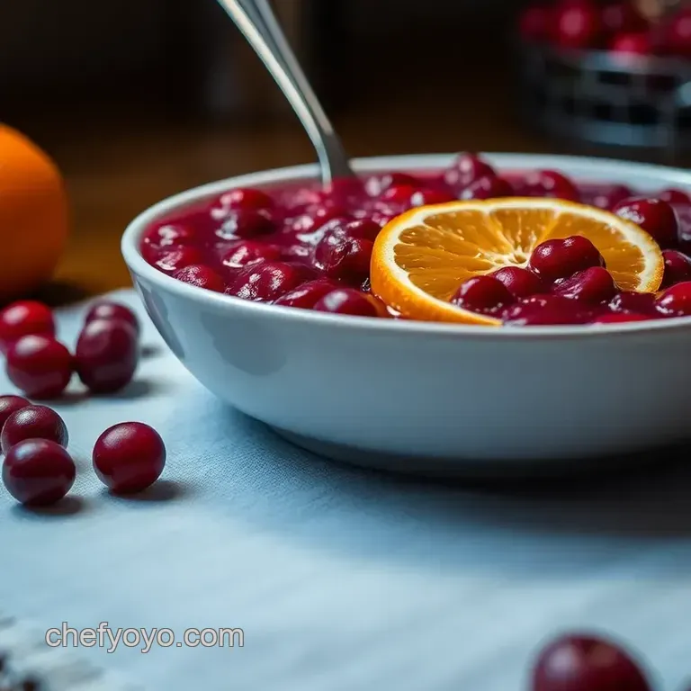 Zesty Fresh Cranberry Sauce - a Festive Tradition presentation