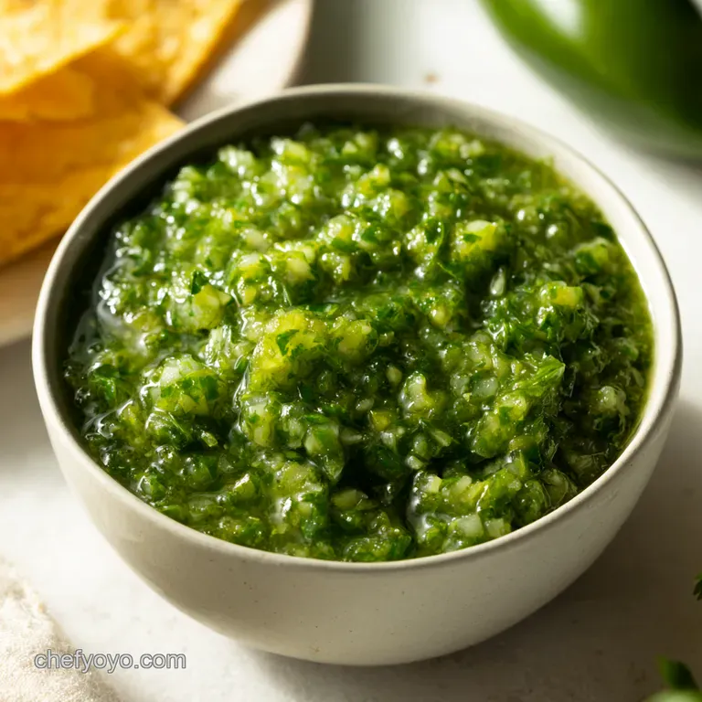 Zesty Fresh Homemade Salsa Verde Thatll Blow Your Mind presentation