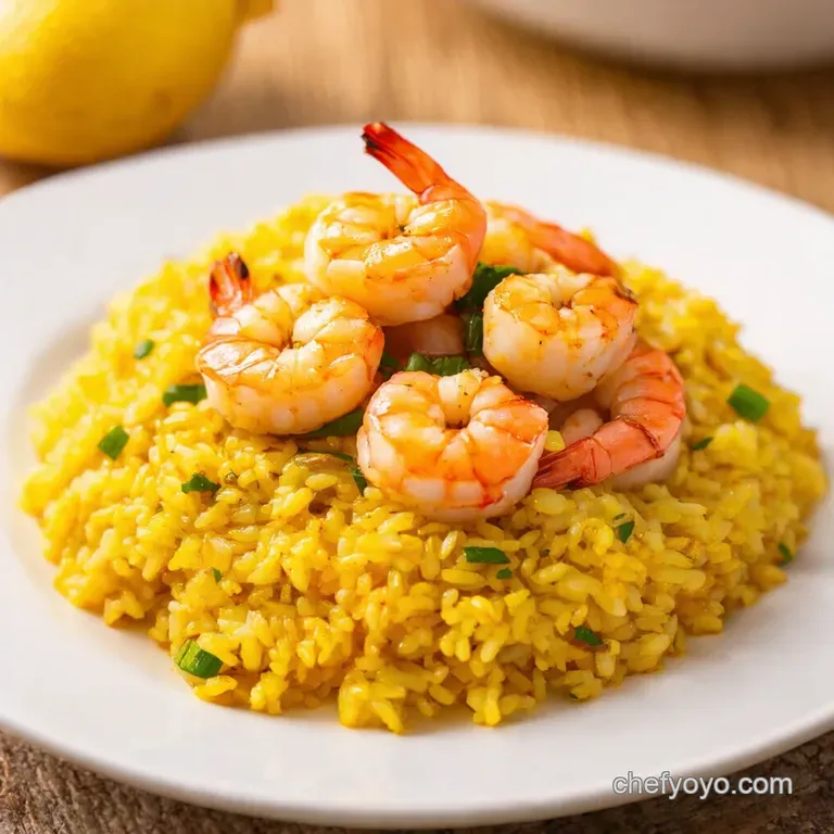 Zesty Lemon Garlic Shrimp Rice Bowl Bonanza presentation
