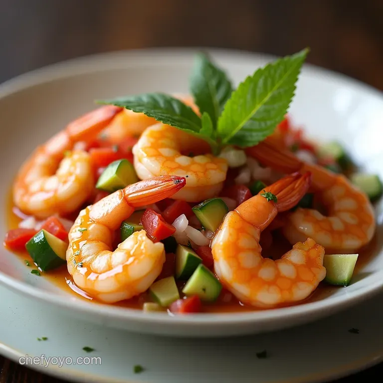 The Ultimate Zesty Mexican Shrimp Ceviche