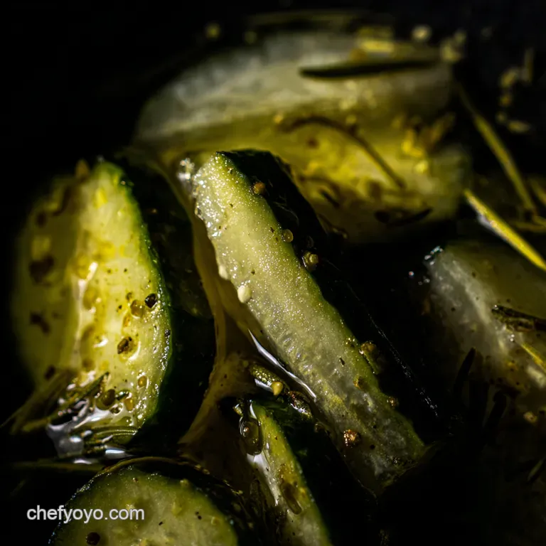 Zesty Refrigerator Dill Pickles presentation