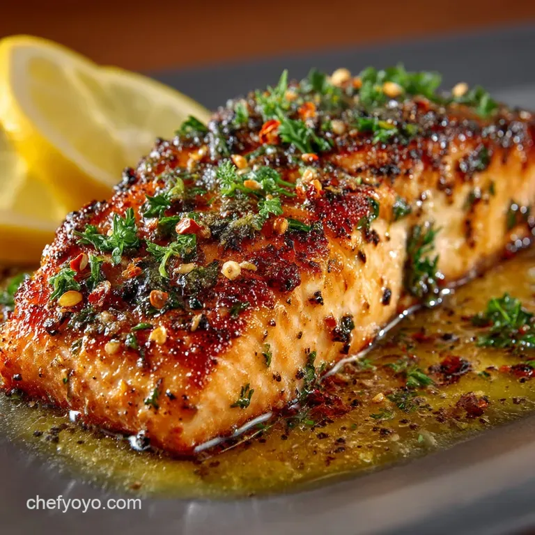 Zingy LemonGarlic Salmon The Effortless Weeknight Winner presentation